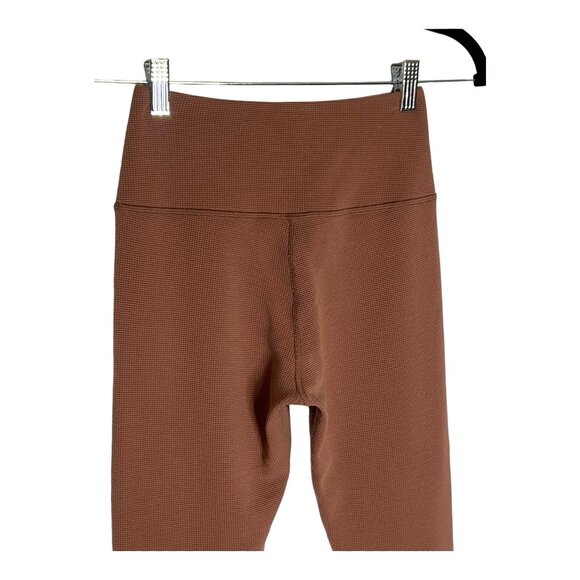 Alo Yoga High Waist Micro Waffle Lowkey Leggings-sz Small - Picture 8 of 10